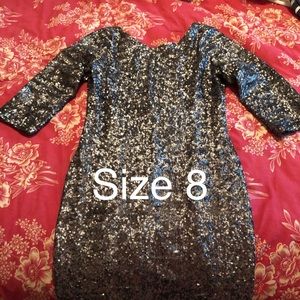 Silver sequence dress